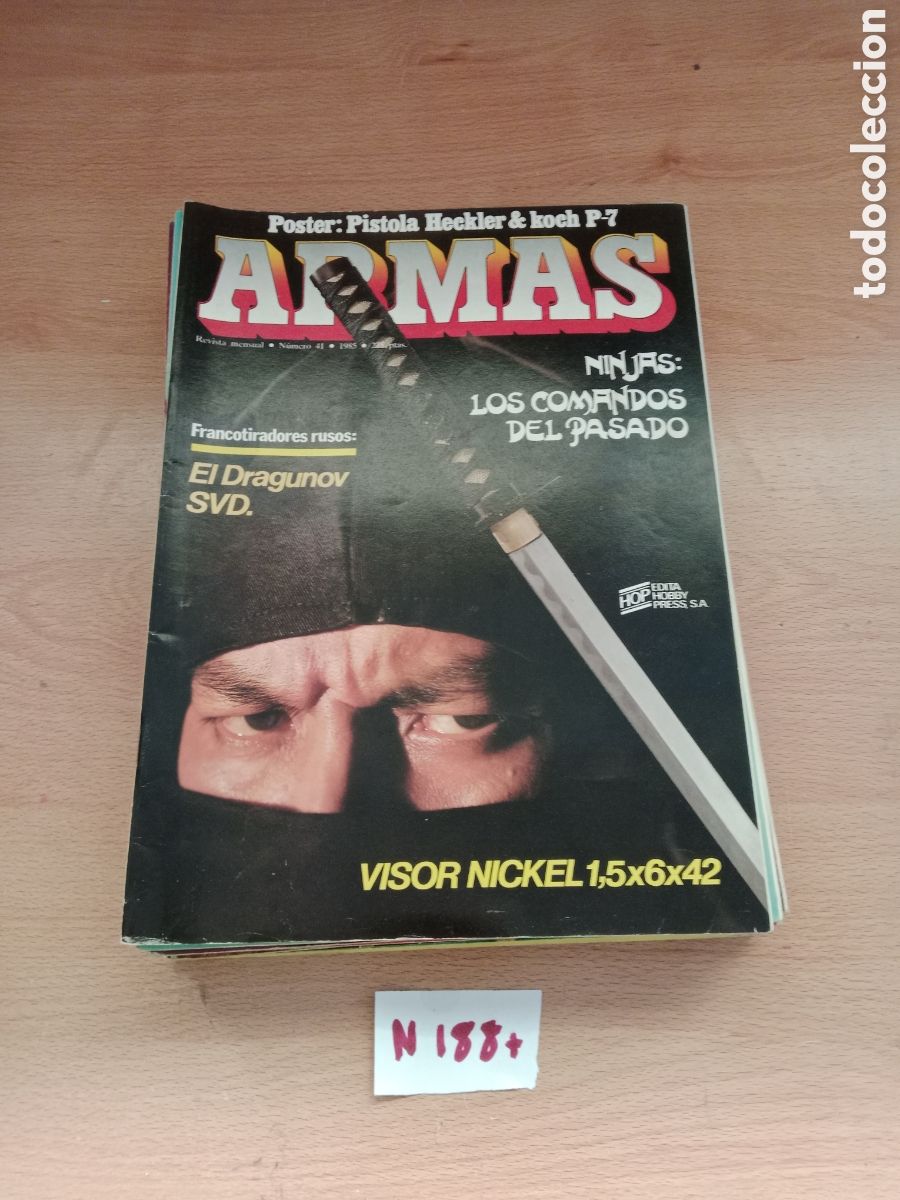 Otros art&iacute;culos de coleccionismo en papel: Revista armas ninja los commandos del pasado - Foto 1