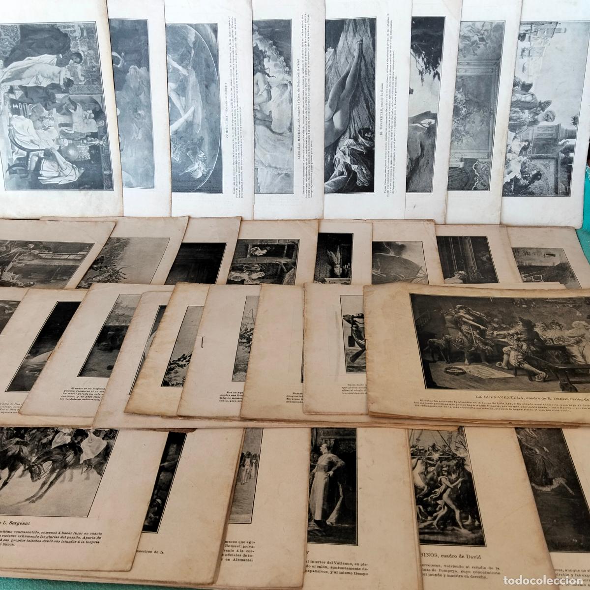 Otros Art&iacute;culos de Coleccionismo en Papel: Lote de l&aacute;minas hojas cuadros de escenas hist&oacute;ricas historia antigua moderna S.XVII XVIII XIX