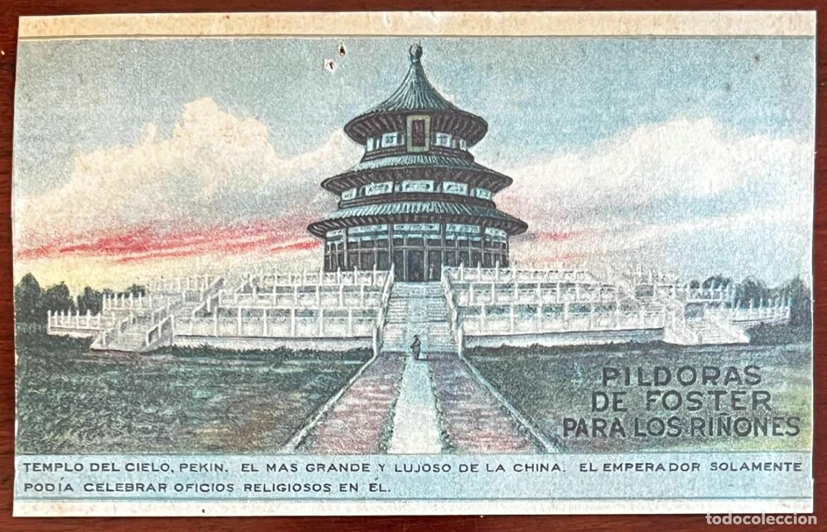 Paper Collecting Others: ANTIGUA TARJETA CON PUBLICIDAD PILDORAS DE FOSTER PARA LOS RI&Ntilde;ONES DE FARMACIA, TAMA&Ntilde;O POSTAL, VER L