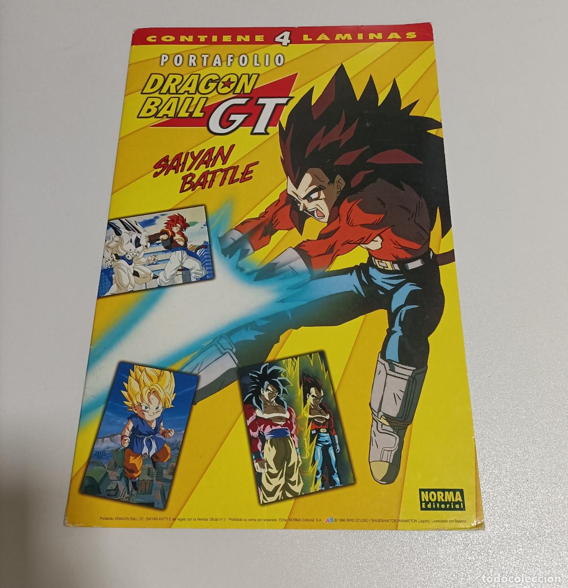 Otros art&iacute;culos de coleccionismo en papel: portafolio dragon ball gt norma editorial laminas carpeta ilustracion bola serie