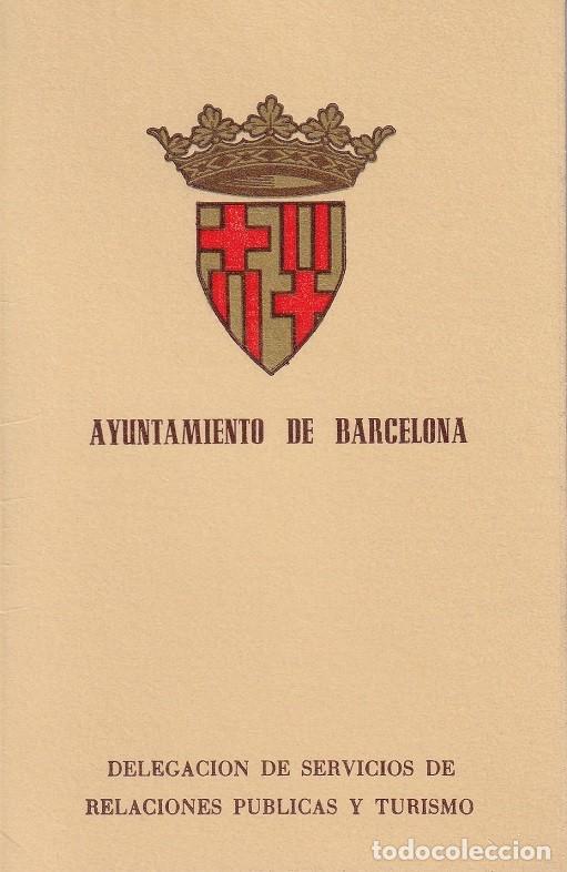 Otros Art&iacute;culos de Coleccionismo en Papel: Antiguo d&iacute;ptico del Ayuntamiento de Barcelona con tel&eacute;fonos y direcciones &uacute;tiles - Delegaci&oacute;n de s..