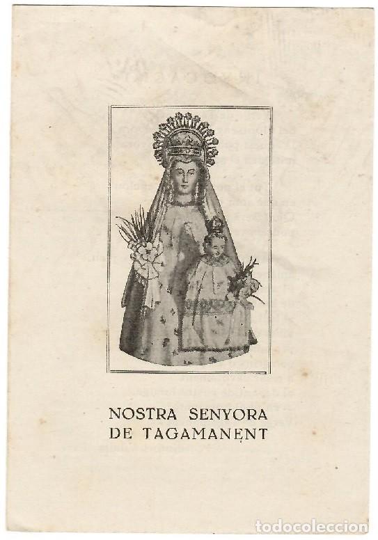 Otros Art&iacute;culos de Coleccionismo en Papel: D&iacute;ptic - Nostra Senyora de Tagamanent