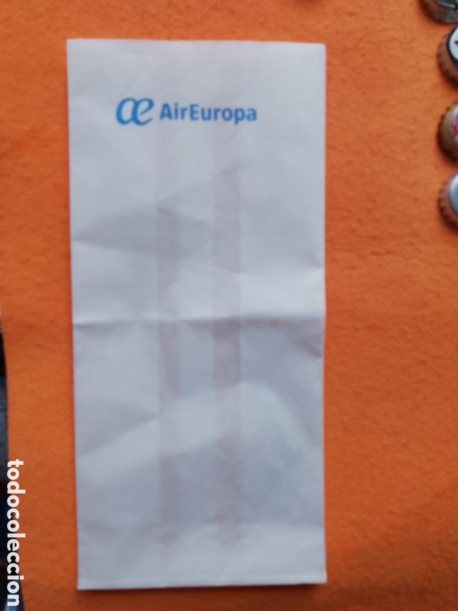 Altri oggetti di carta: AIR EUROPA - SICKNESS BAG - BOLSA MAREO -- VOMITO
