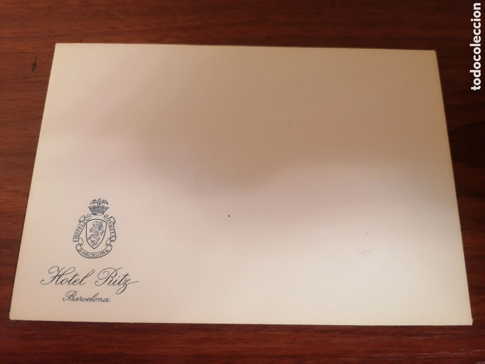 Otros Art&iacute;culos de Coleccionismo en Papel: Sobre Hotel Ritz Barcelona 14x9,5