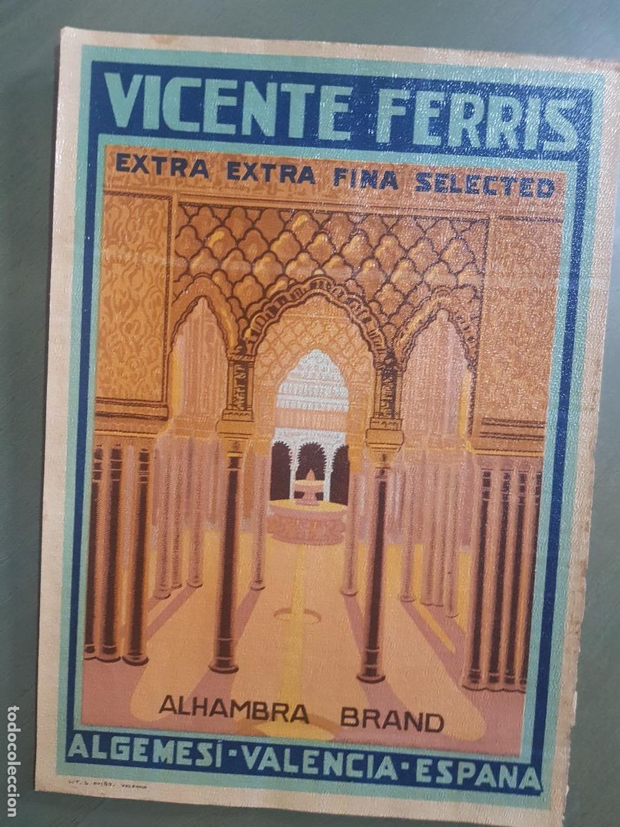 Otros Art&iacute;culos de Coleccionismo en Papel: VICENTE FERRIS CARTELITO DE NARANJAS