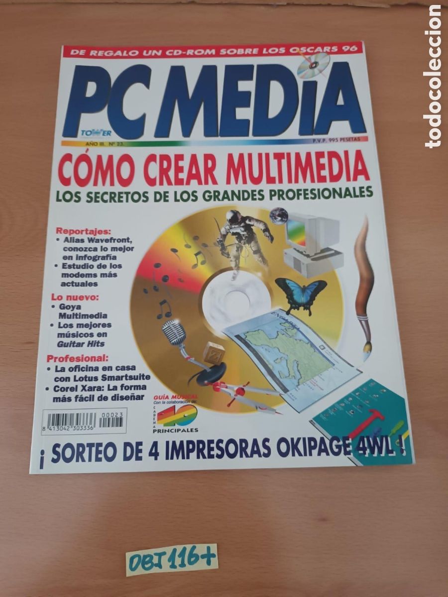 Otros art&iacute;culos de coleccionismo en papel: PC media como crear multimedia - Foto 1
