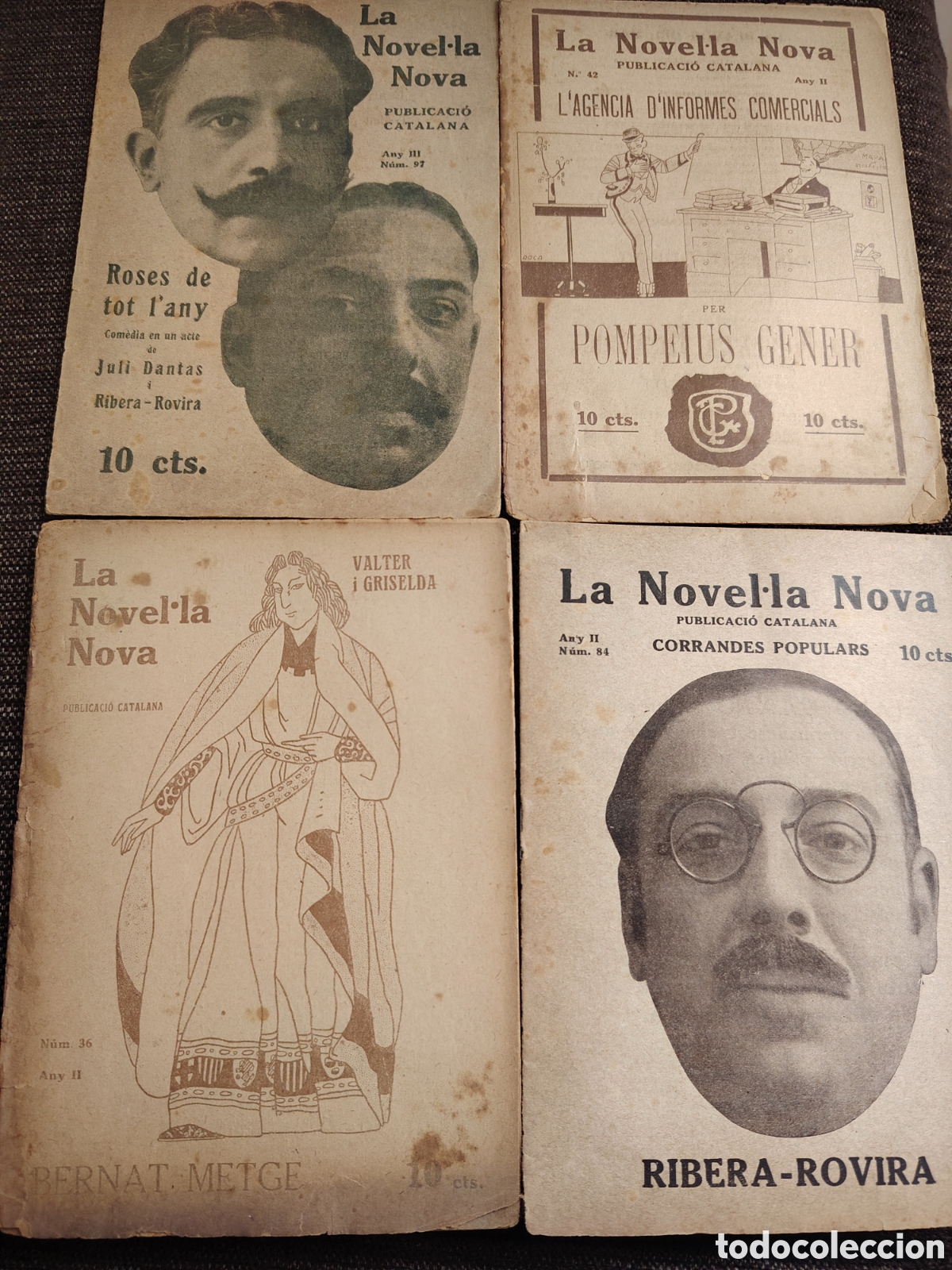 Otros art&iacute;culos de coleccionismo en papel: La Novel.la Nova. 4 n&uacute;meros - Foto 1