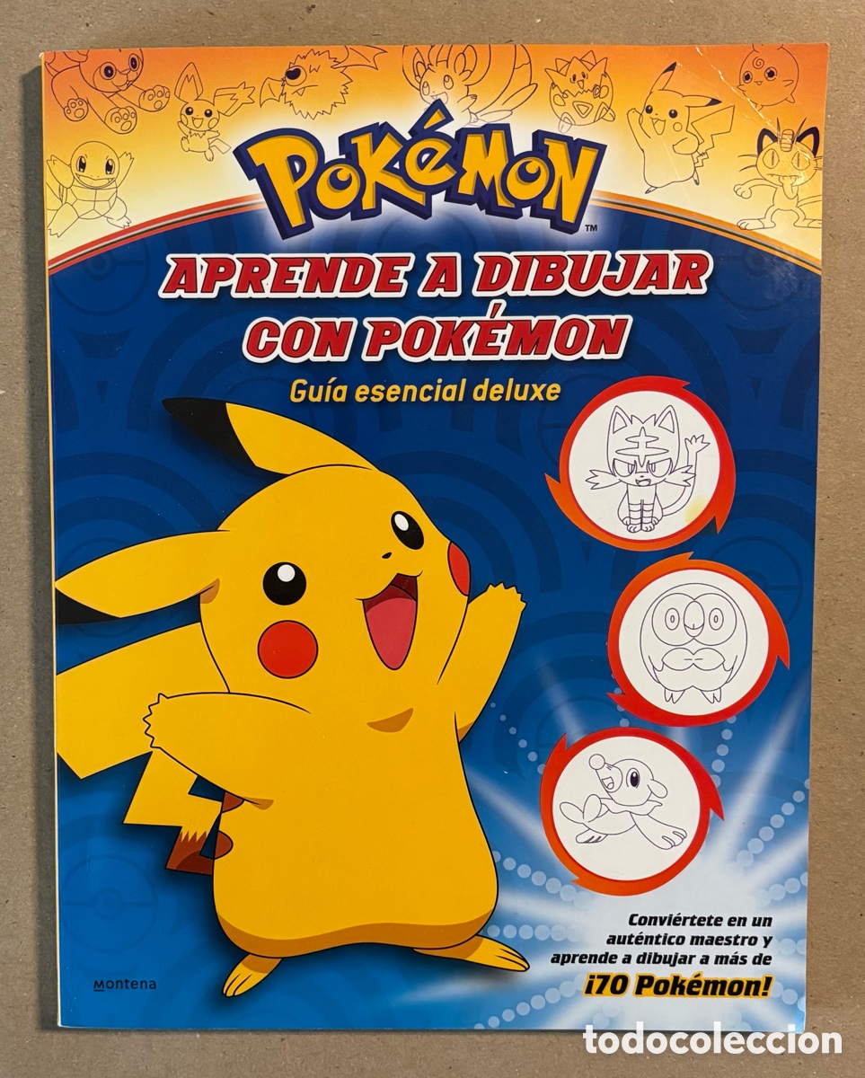 Otros art&iacute;culos de coleccionismo en papel: POK&Eacute;MON, APRENDE A DIBUJAR CON POK&Eacute;MON. GU&Iacute;A ESENCIAL DELUXE. MONTENA 2022.