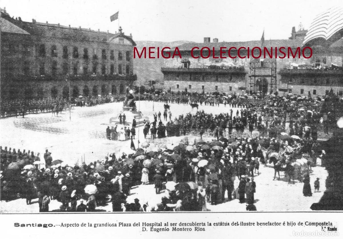 Sammelleidenschaft Andere Papierartikel: �Q311 - [A&Ntilde;O 1916]. SANTIAGO. ASPECTO DE LA PLAZA DEL HOSPITAL. GALICIA. [LEER DESCRIPCION].