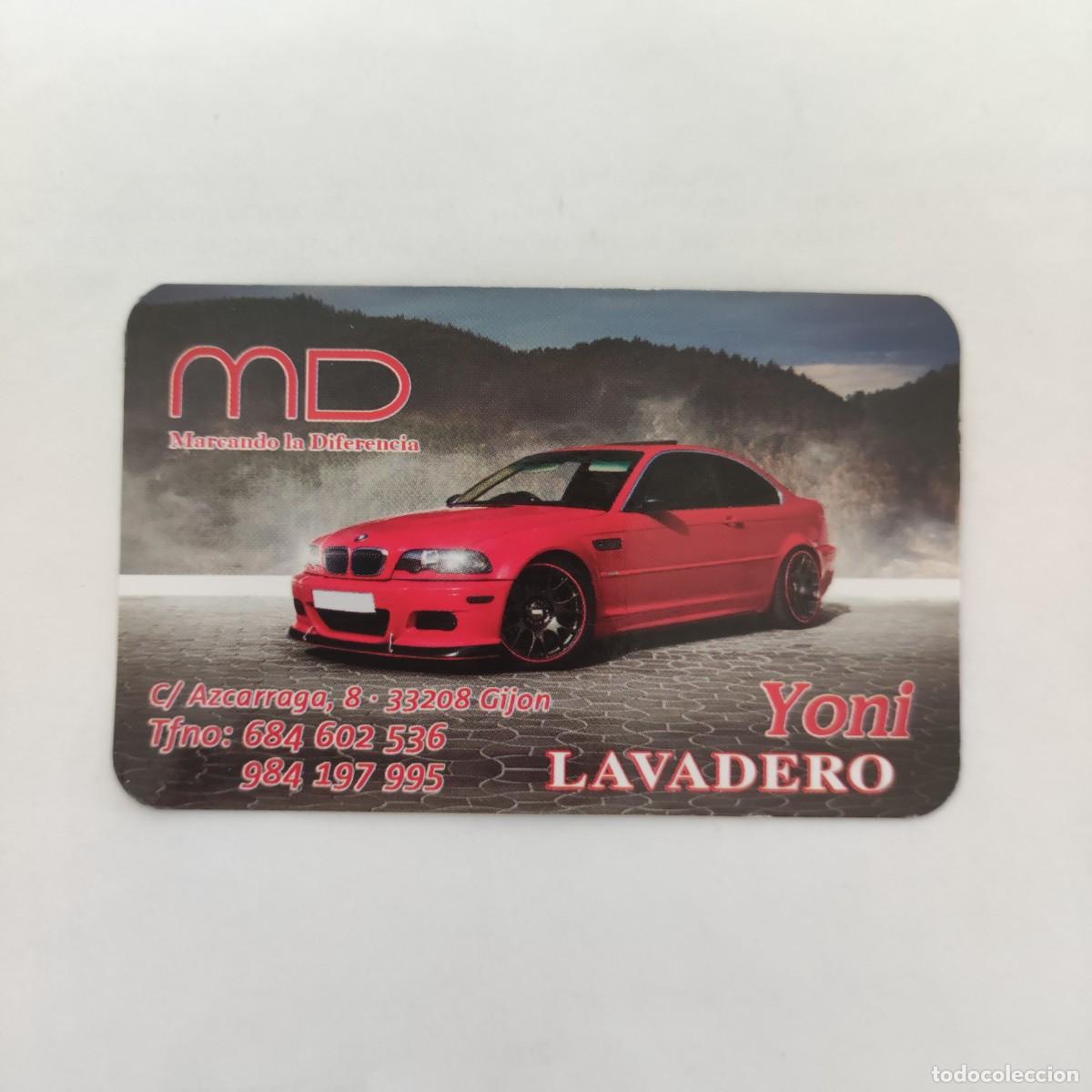 Otros Art&iacute;culos de Coleccionismo en Papel: TARJETA VISITA COMERCIAL - MD YONI LAVADERO - AUTOMOVIL BMW - GIJ&Oacute;N ASTURIAS