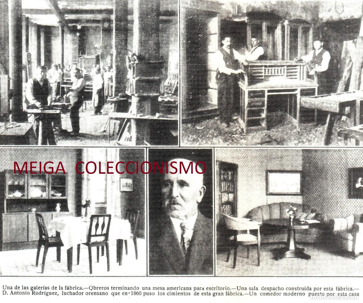 Paper Collecting Others: �Q323 - [A&Ntilde;O 1916]. ORENSE. FABRICA DE MUEBLES ANTONIO RODRIGUEZ. GALICIA. [LEER DESCRIPCION].