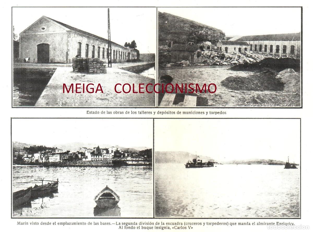 Paper Collecting Others: �Q344 - [A&Ntilde;O 1918]. MARIN. BASE NAVAL DE SUBMARINOS. PONTEVEDRA. GALICIA. [LEER DESCRIPCION].