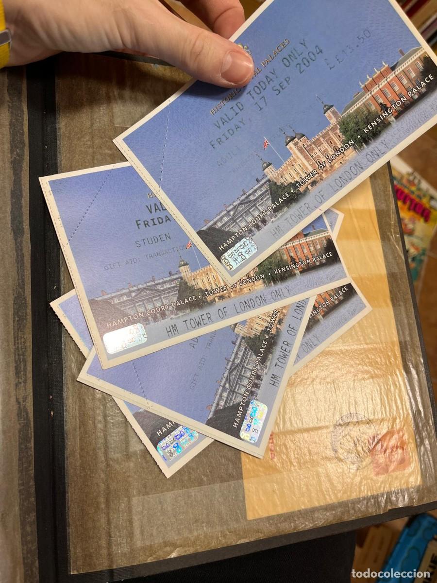 Otros art&iacute;culos de coleccionismo en papel: LOTE 4 ENTRADAS TORRES DE LONDRES, TOWER OF LONDON A&Ntilde;O 2004 CON HOLOGRAMA