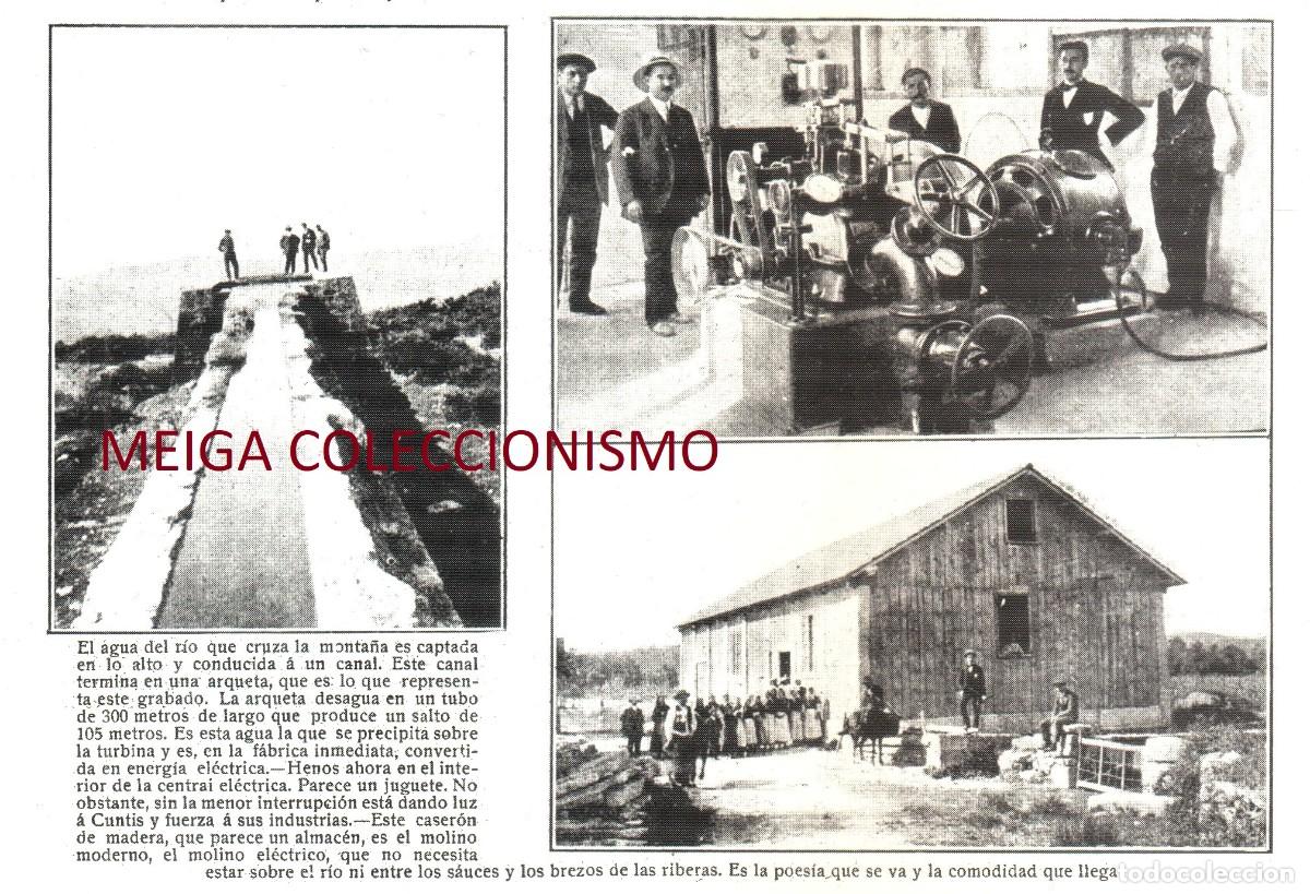 Sammelleidenschaft Andere Papierartikel: �Q364 - [A&Ntilde;O 1917]. CUNTIS. CENTRAL ELECTRICA. OBRA DE MARCIAL CAMPOS. GALICIA. [LEER DESCRIPCION].