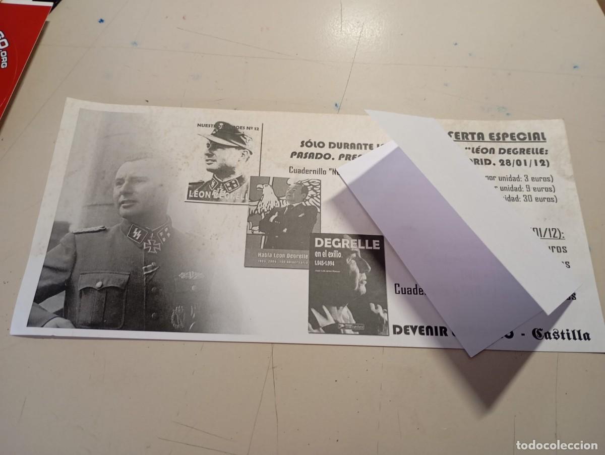 Collectionnisme Papier divers: HOJA OFERTA LIBROS LEON DEGRELLE ENERO 2012 DEVENIR EUROPEO REF. UR MES 1 A