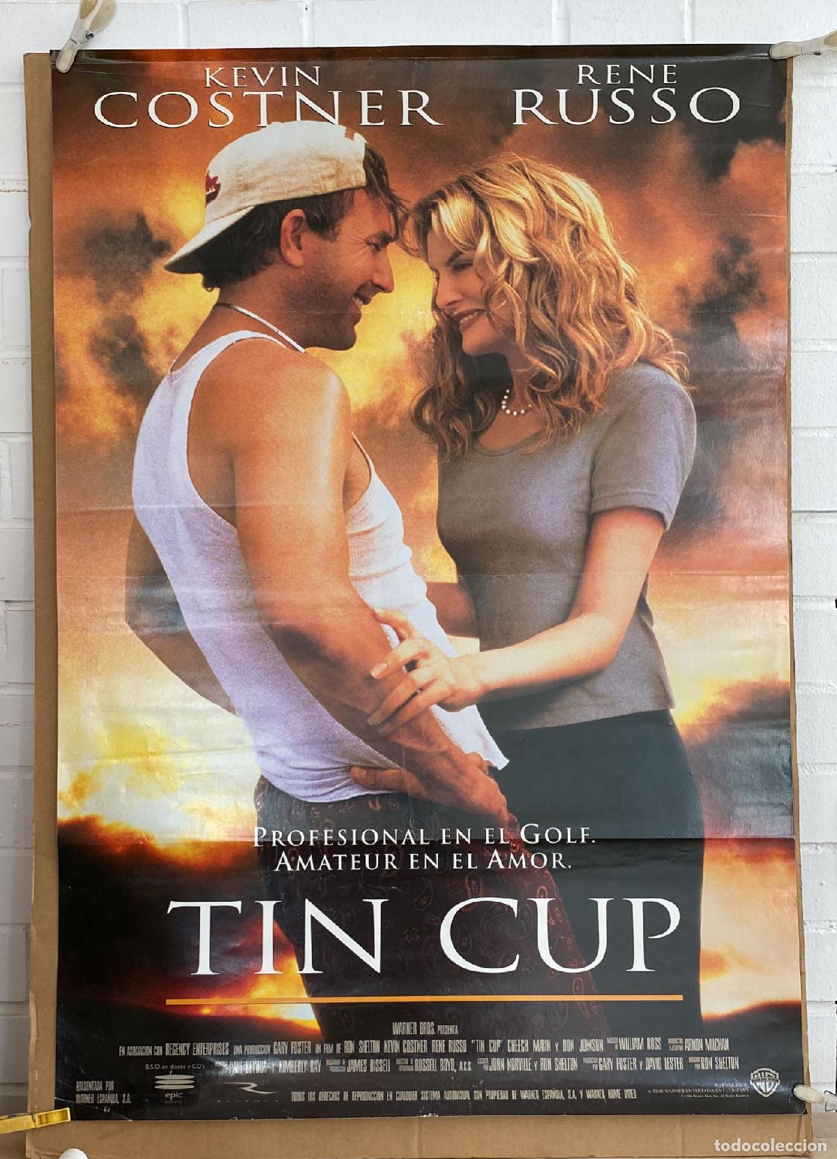 Collectionnisme Papier divers: Tin Cup. Cartel (100x70) de Estreno 1996