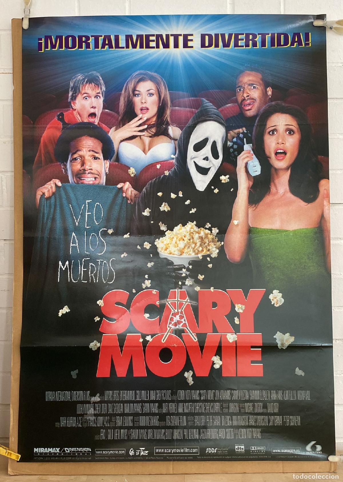 Otros Art&iacute;culos de Coleccionismo en Papel: Scary Movie. Cartel (100x70) de Estreno, 1993