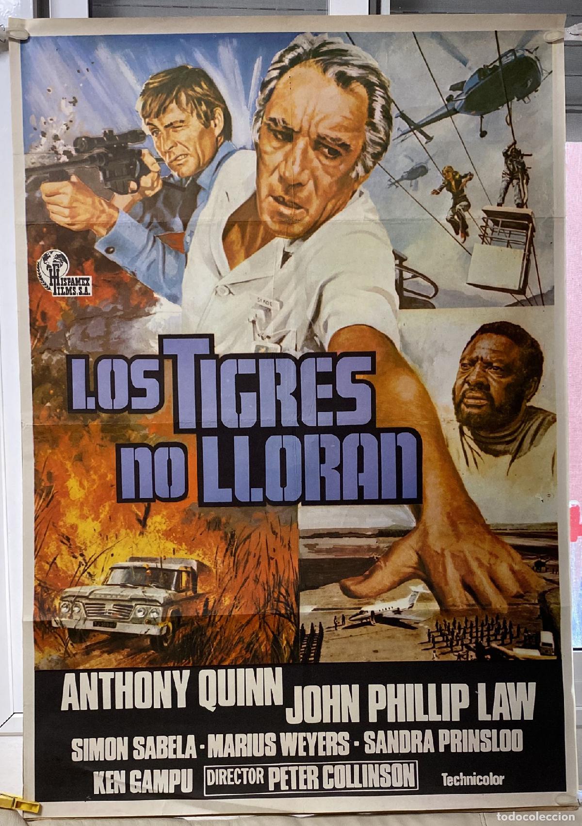 Otros Art&iacute;culos de Coleccionismo en Papel: Los Tigres no lloran. Cartel (100x70) de Estreno