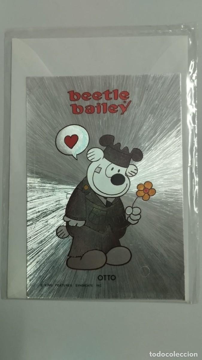 Outros artigos de papel: ANTIGUA POSTAL / OLD POSTCARD: BEETLE BAILEY , OTTO . MORT WALKER 1970
