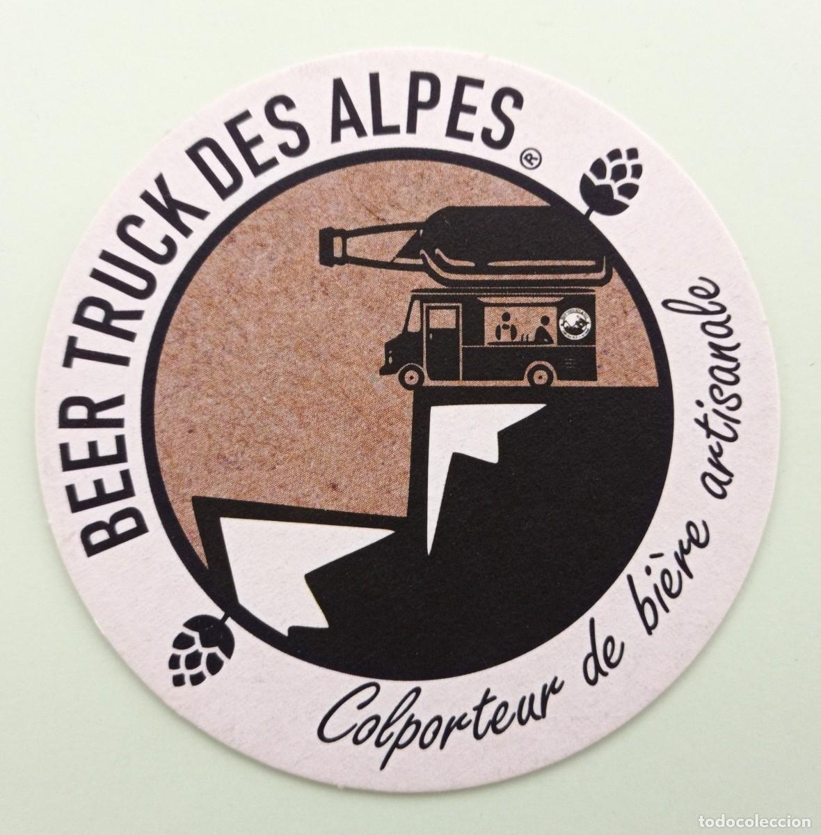 Outros artigos de papel: POSAVASO CERVEZA TRUCK DES ALPES (FRANCIA)
