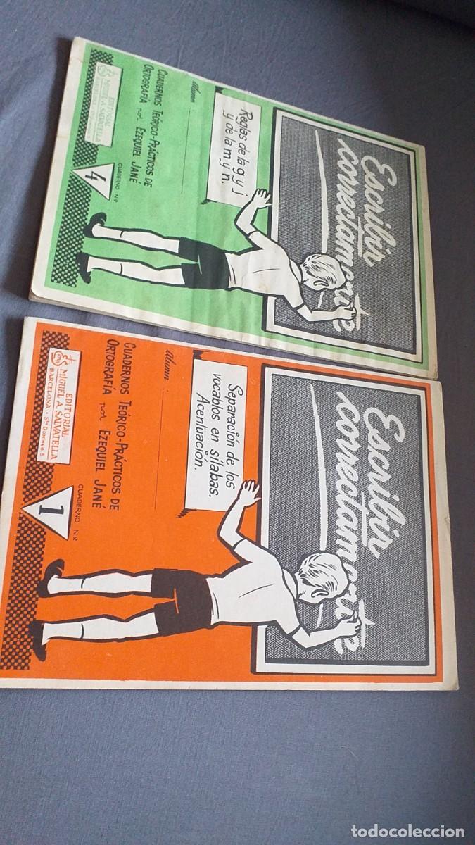 Otros Art&iacute;culos de Coleccionismo en Papel: 2 cuadernos, el 1 y 4 # ESCRIBIR CORRECTAMENTE # Editorial Miguel A. Salvatella