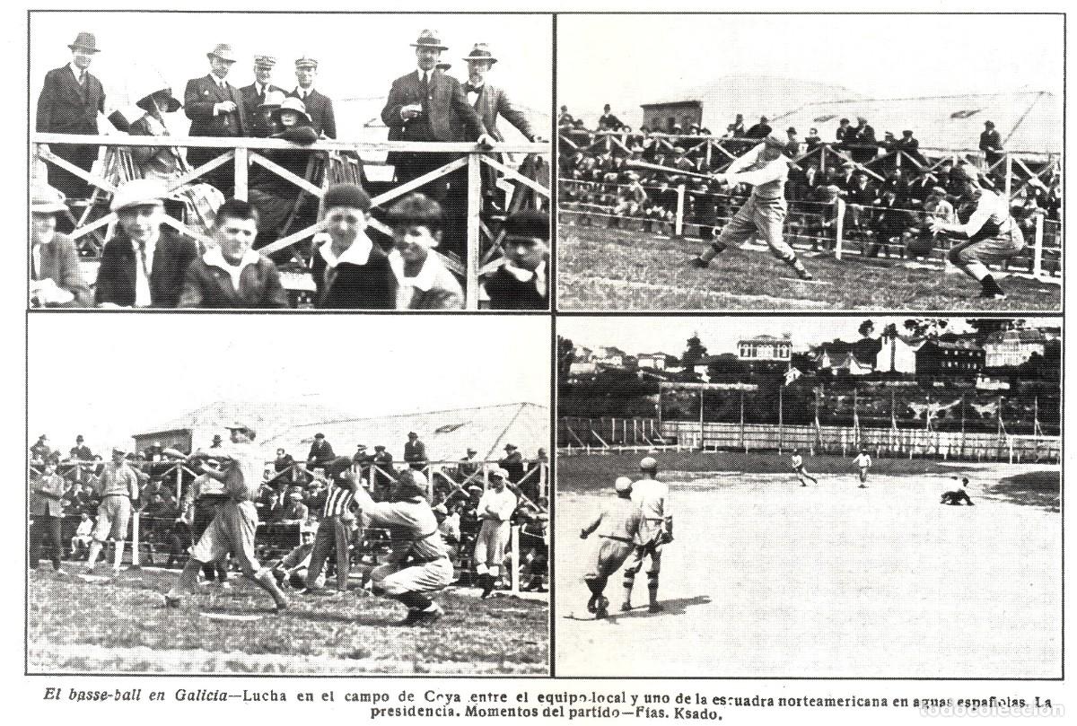 Paper Collecting Others: �Q403 - [A&Ntilde;O 1924]. CAMPO DE COYA. VIGO. JUGANDO BASE BALL. KASADO. GALICIA. [LEER DESCRIPCION].