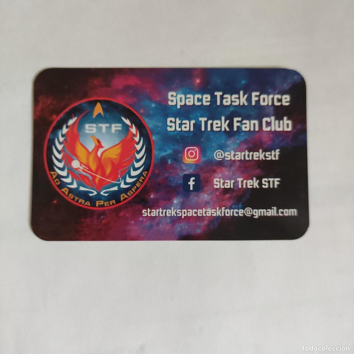 Otros Art&iacute;culos de Coleccionismo en Papel: TARJETA VISITA COMERCIAL - STAR TREK FAN CLUB - CINE CIENCIA FICCION