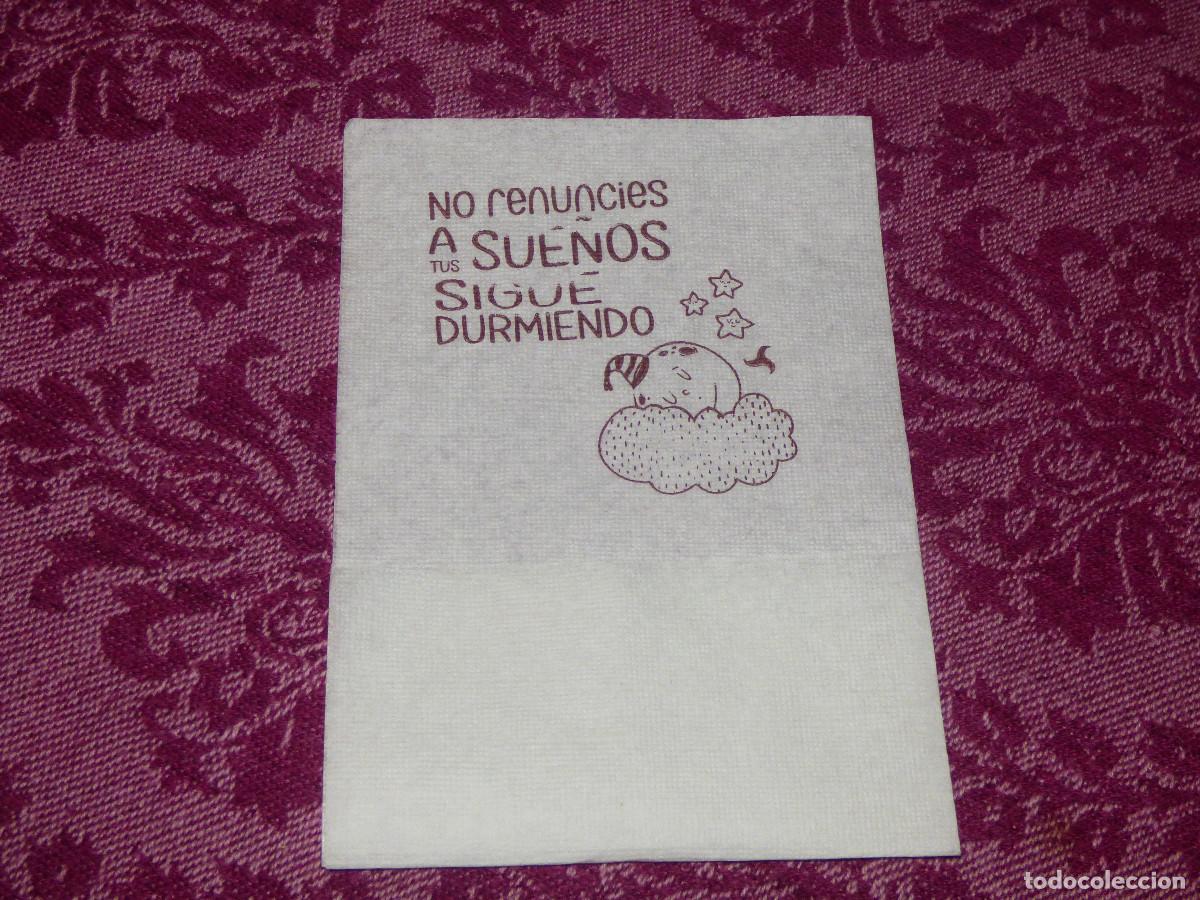 Collectionnisme Papier divers: Servilleta de papel,publicidad.