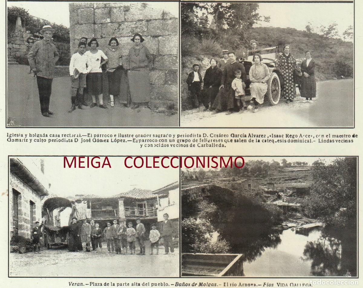 Paper Collecting Others: �Q416 - [A&Ntilde;O 1924]. CARBALLEIRA DE AVIA. BA&Ntilde;OS DE MOLGAS. ORENSE. GALICIA. [LEER DESCRIPCION].