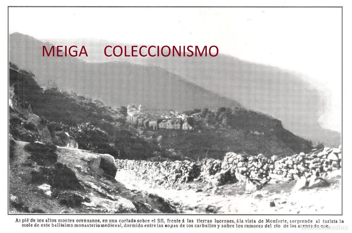 Paper Collecting Others: �Q423 - [A&Ntilde;O 1924]. RIBAS DE SIL. MONATERIO. LUGO. GALICIA. [LEER DESCRIPCION].