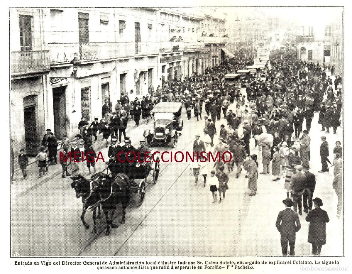 Paper Collecting Others: �Q436 - [A&Ntilde;O 1924]. VIGO. ENTRADA DE CALVO SOTELO. FOTO PACHECO. GALICIA. [LEER DESCRIPCION].