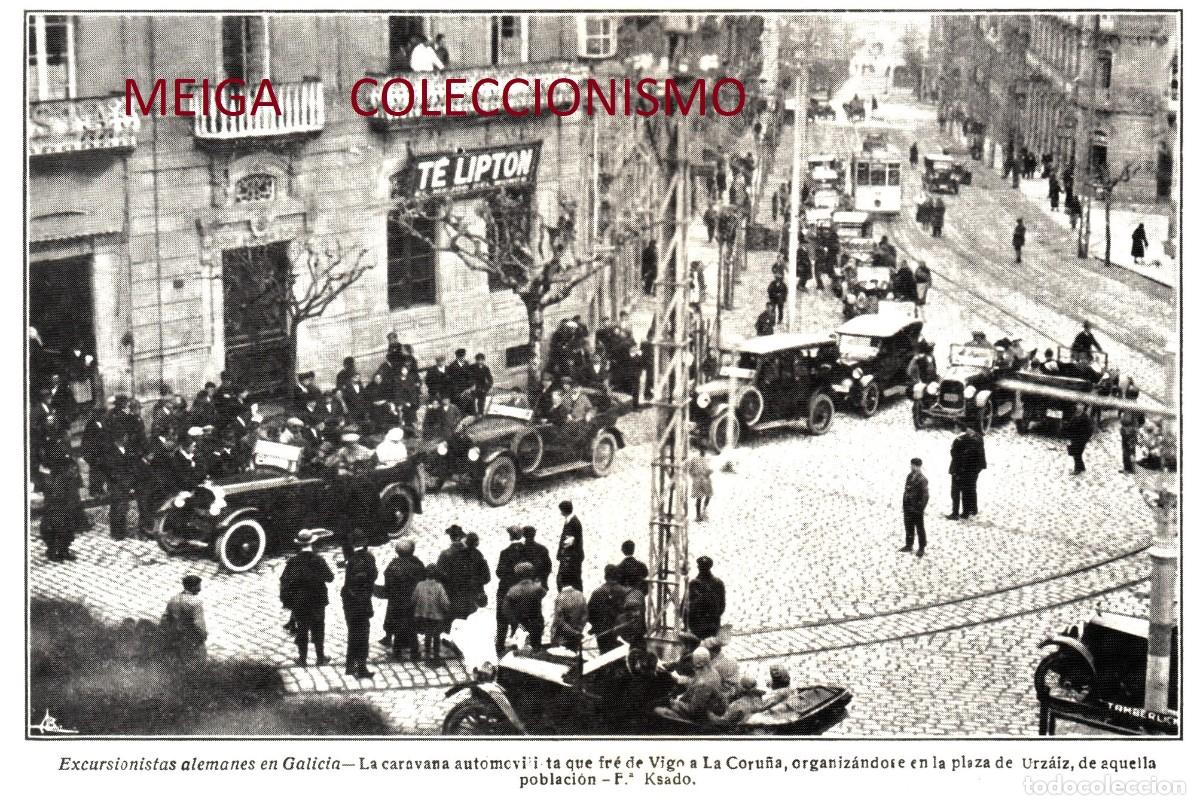 Outros artigos de papel: �Q440 - [A&Ntilde;O 1924]. VIGO. PLAZA DE URZAIZ. PONTEVEDRA. GALICIA. [LEER DESCRIPCION].
