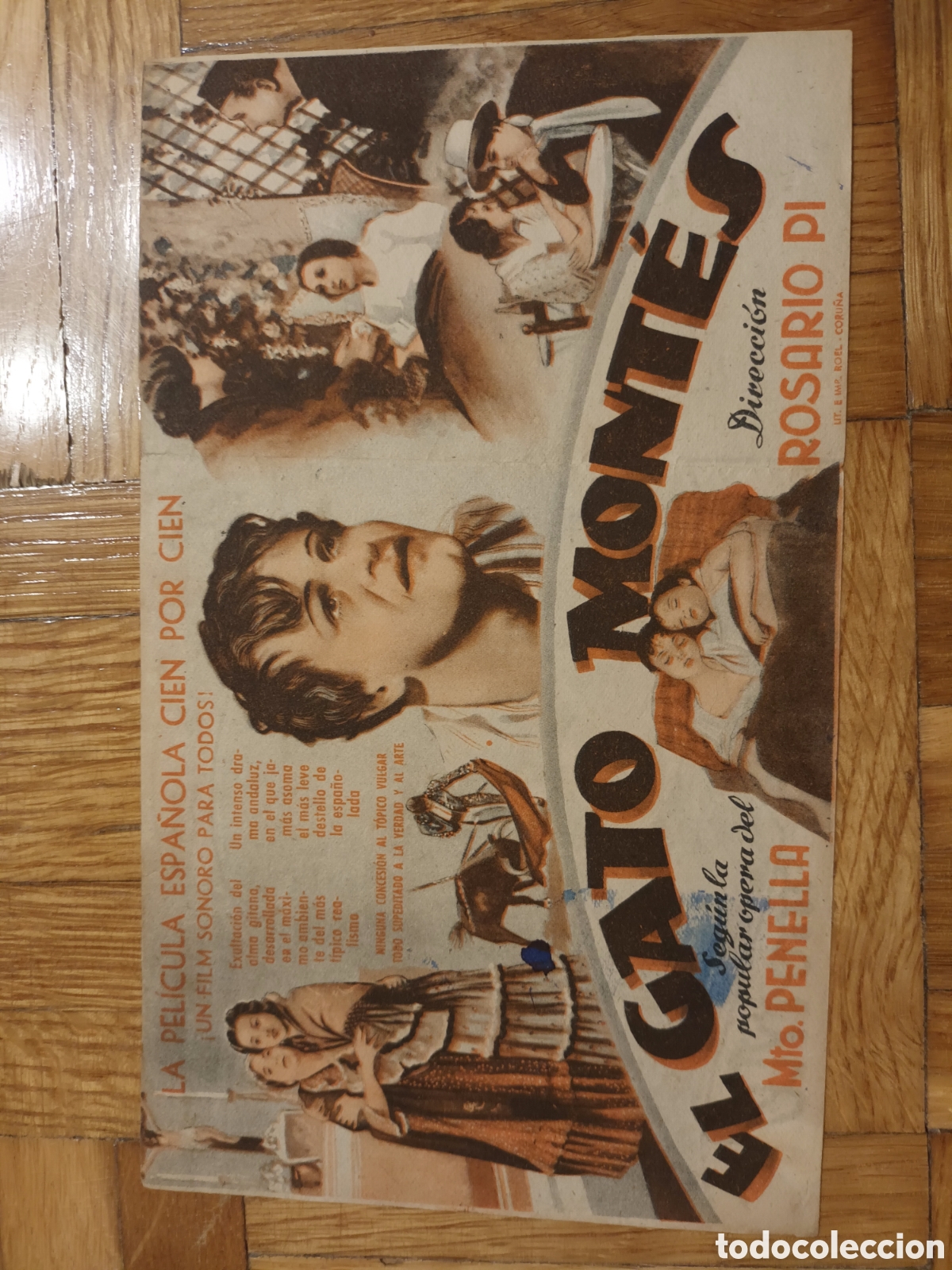 Otros art&iacute;culos de coleccionismo en papel: Programa de cine- &rdquo;El gato mont&eacute;s&rdquo; - Foto 2