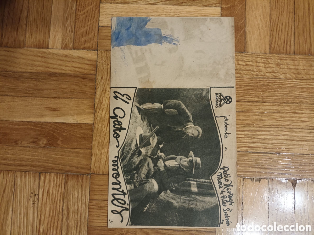 Otros art&iacute;culos de coleccionismo en papel: Programa de cine- &rdquo;El gato mont&eacute;s&rdquo; - Foto 1