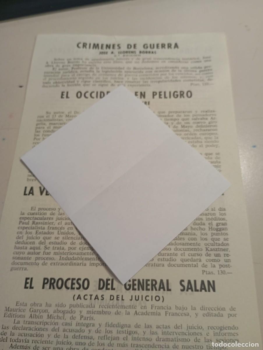 Otros art&iacute;culos de coleccionismo en papel: HOJA-CAT&Aacute;LOGO EDICIONES ACERVO REF. UR MES 4 A - Foto 1