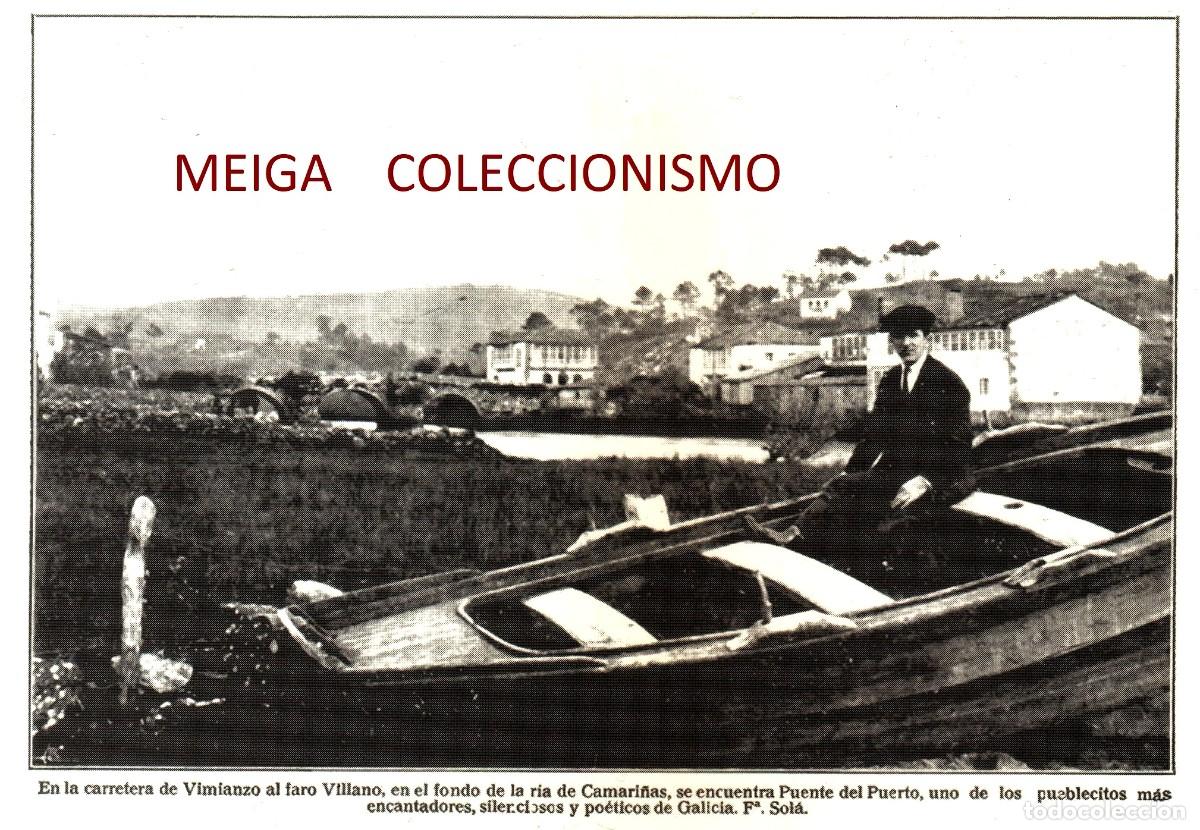 Outros artigos de papel: �Q455 - [A&Ntilde;O 1925]. CAMARI&Ntilde;AS. CARRETERA VIMIANZO A VILLANO. CORU&Ntilde;A. [LEER DESCRIPCION].