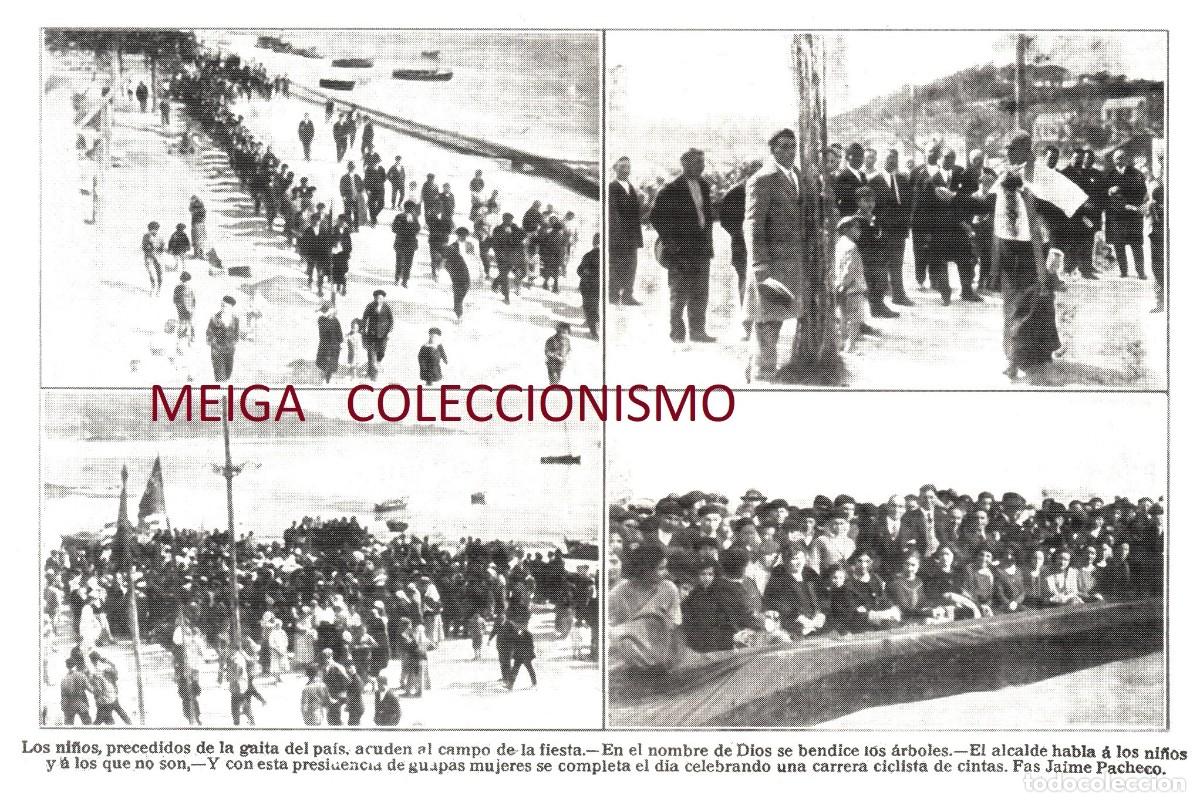 Outros artigos de papel: �Q466 - [A&Ntilde;O 1925]. MOA&Ntilde;A. FIESTA DEL ARBOL. PONTEVEDRA. GALICIA. [LEER DESCRIPCION].