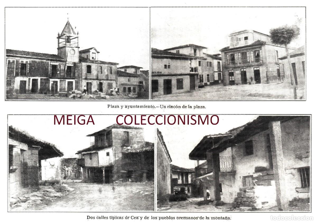 Outros artigos de papel: �Q470 - [A&Ntilde;O 1925]. CEA. LA VILLA DE LAS PANADERIAS. ORENSE. GALICIA. [LEER DESCRIPCION].