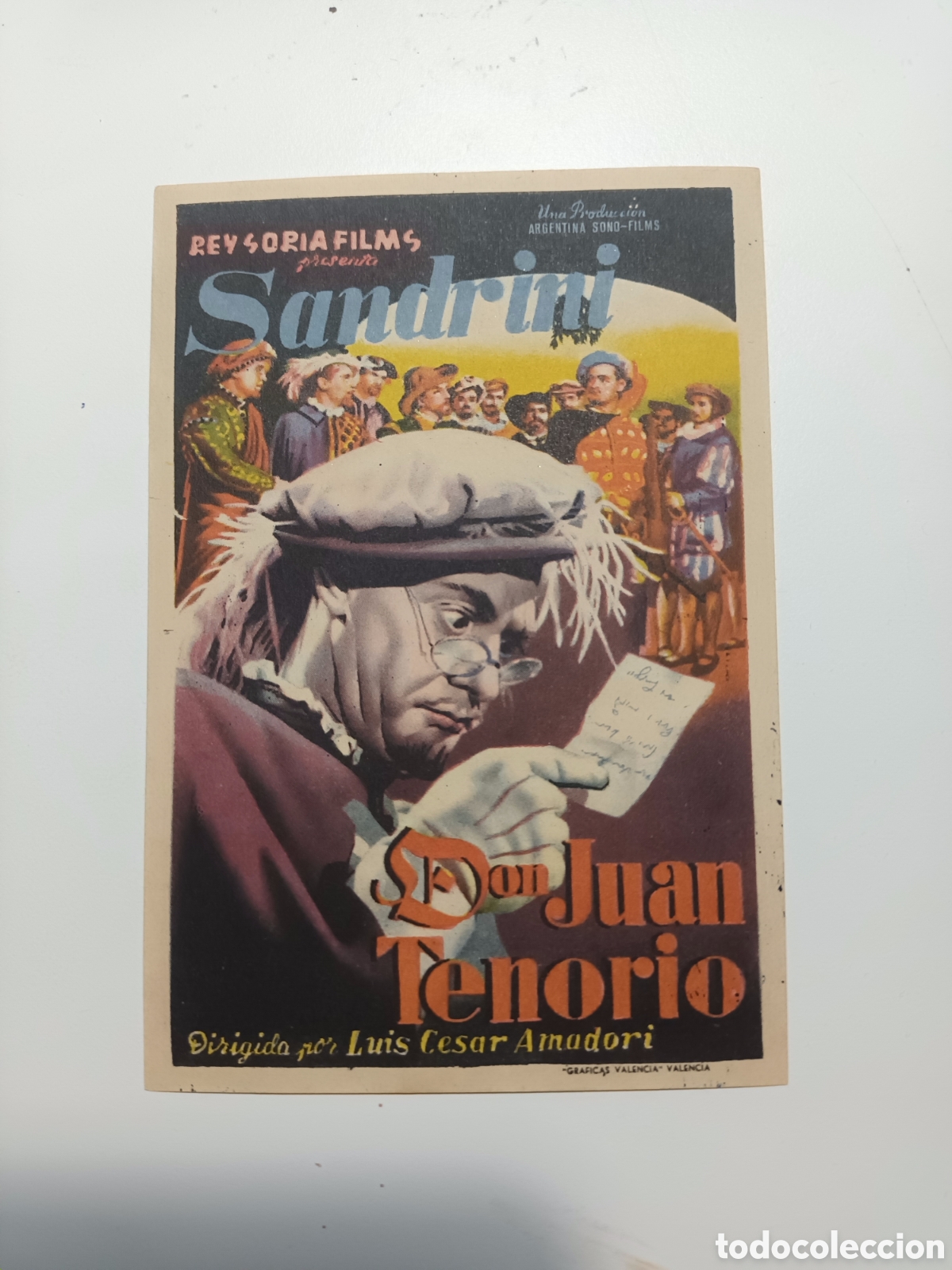 Otros art&iacute;culos de coleccionismo en papel: Programa de cine Don Juan Tenorio - Foto 1