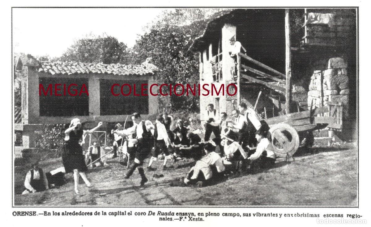 Collectionnisme Papier divers: �Q478 - [A&Ntilde;O 1925]. ORENSE. ENSAYO DEL CORO RUADA. GALICIA. [LEER DESCRIPCION].