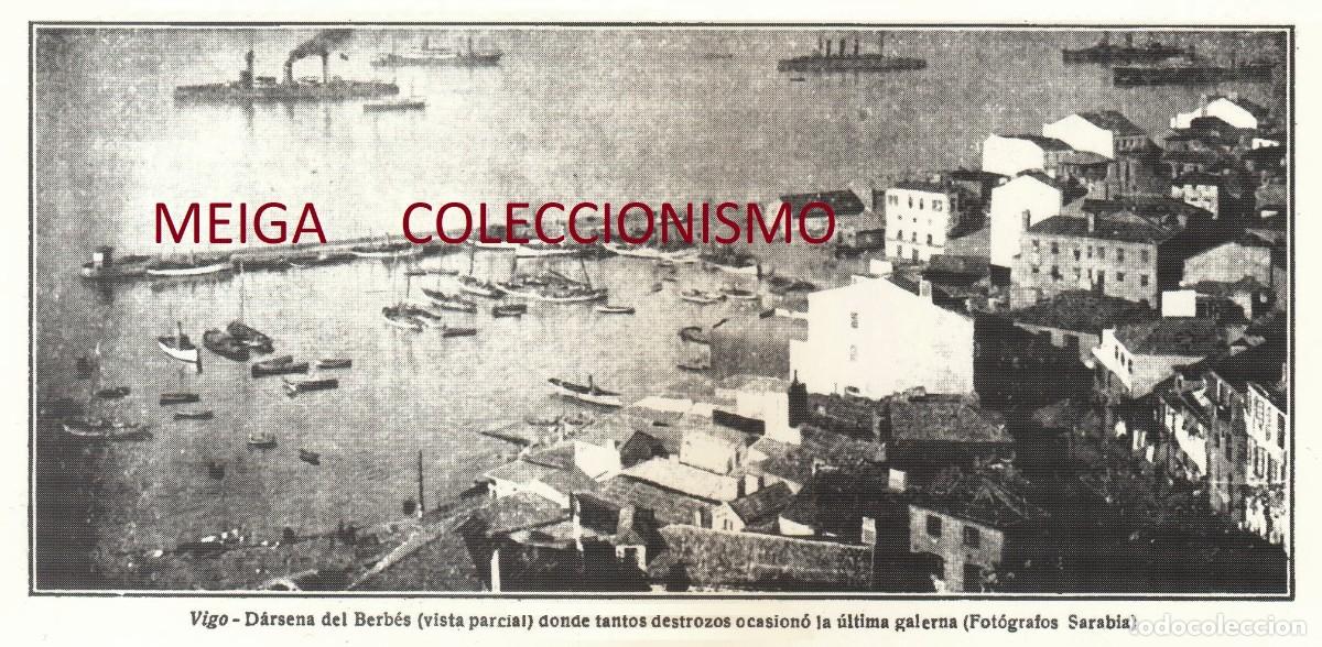 Collectionnisme Papier divers: �Q502 - [A&Ntilde;O 1922]. VIGO. DESTROZOS EN LA DARSENA DEL BERBES. GALICIA. [LEER DESCRIPCION].