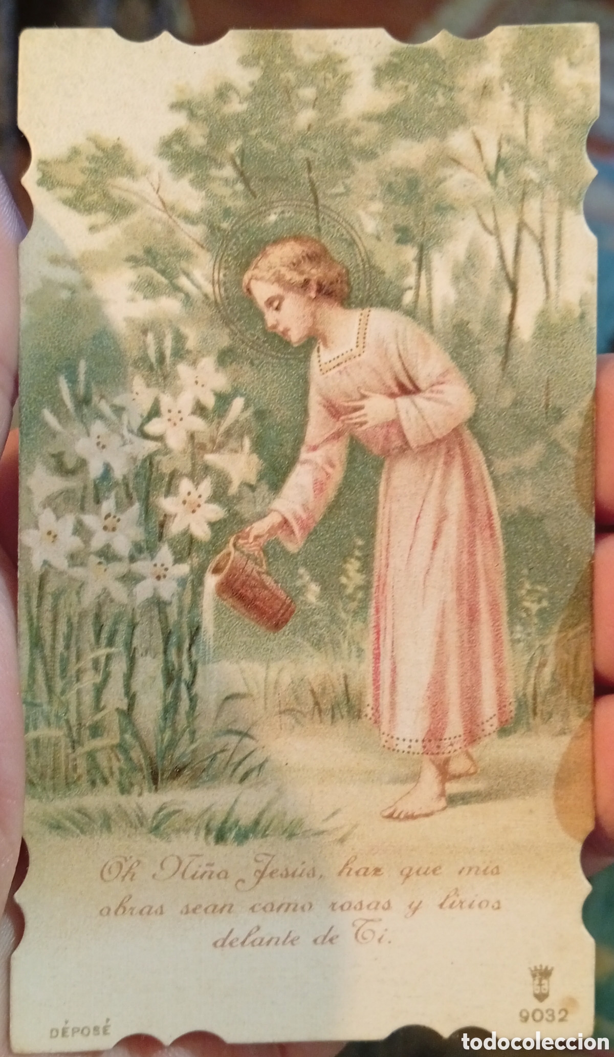 Otros Art&iacute;culos de Coleccionismo en Papel: Lote de antiguas estampas religiosas principios del siglo XX