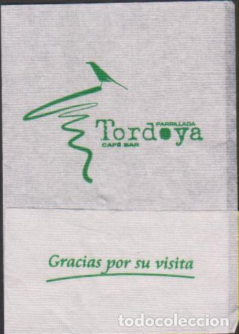 Otros art&iacute;culos de coleccionismo en papel: servilleta papel PARRILLADA CAFE BAR TORDOYA SANTIAGO DE COMPOSTELA A CORU&Ntilde;A SOY.YO