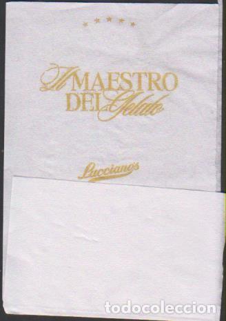 Otros art&iacute;culos de coleccionismo en papel: servilleta papel LUCCIANO'S IL MAESTRO DEL HELADO HELADERIA BUENOS AIRES ARGENTINA SOY.YO