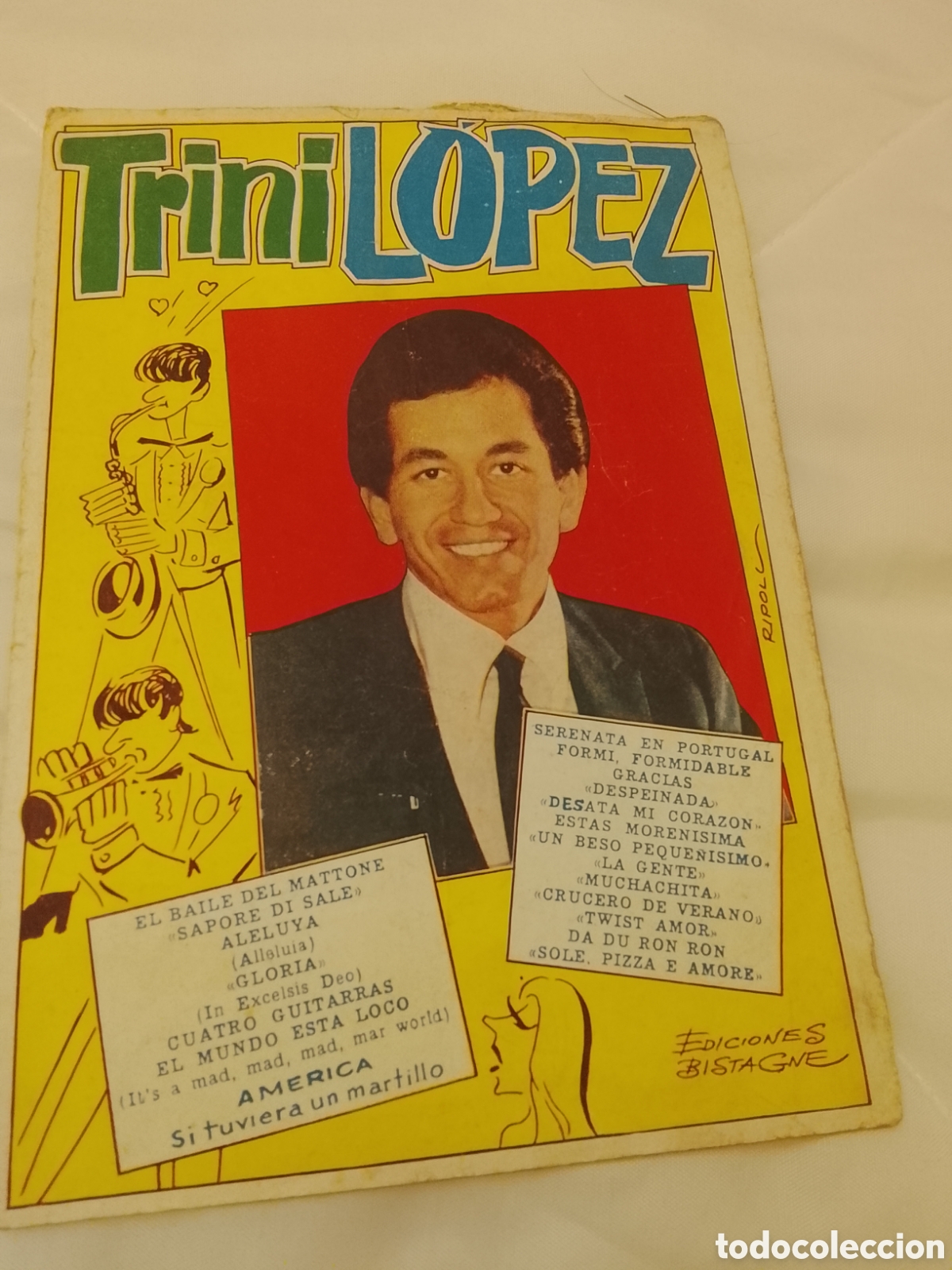 Otros Art&iacute;culos de Coleccionismo en Papel: Cancionero ,Trini L&oacute;pez.Es de 1964