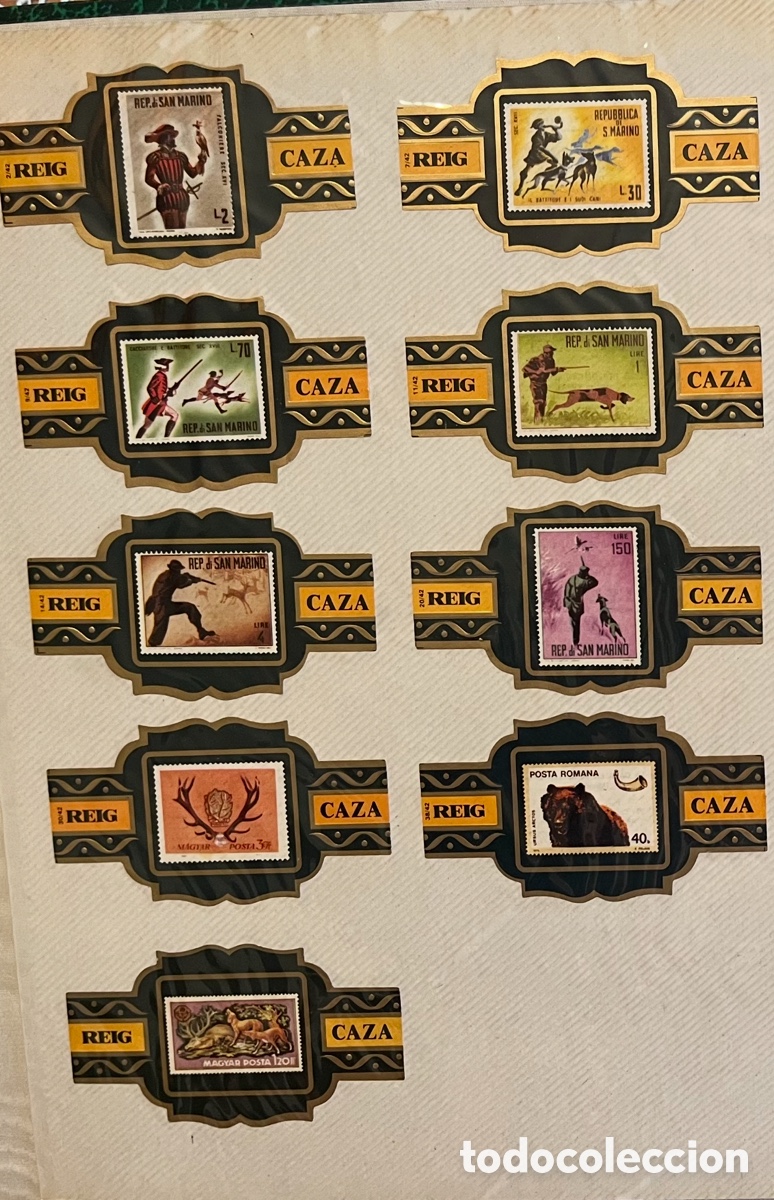 Otros art&iacute;culos de coleccionismo en papel: Vitolas variadas en &aacute;lbum - Foto 6