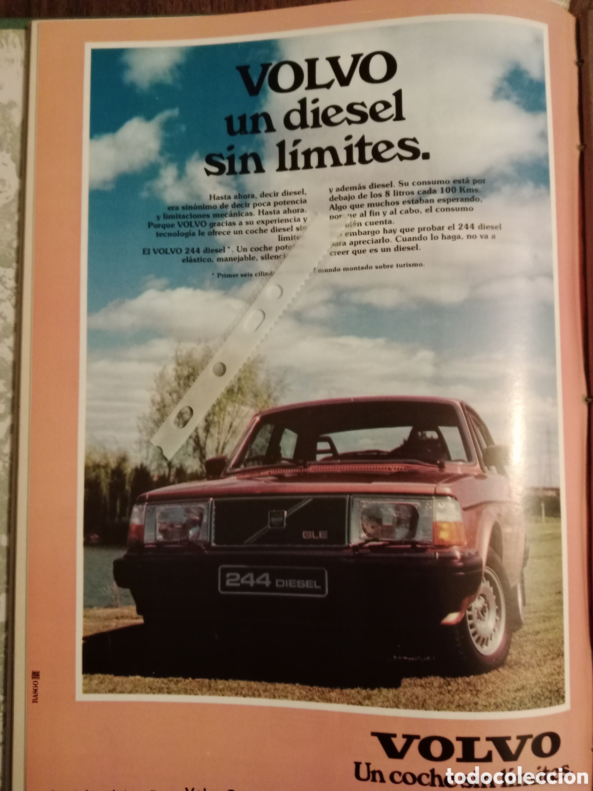 Outros artigos de papel: Publicidad autom&oacute;vil Volvo de 1981