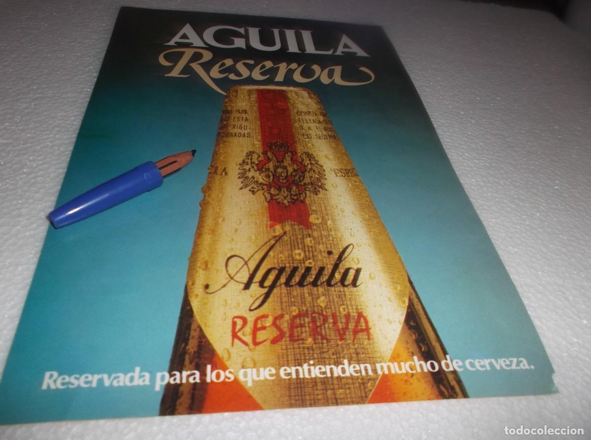 Otros Art&iacute;culos de Coleccionismo en Papel: RECORTE PIUBLICIDAD A&Ntilde;O 1979.- CERVEZA AGUILA RESERVA -PARA LOS QUE ENTIEDEN MUCHO DE CERVEZA