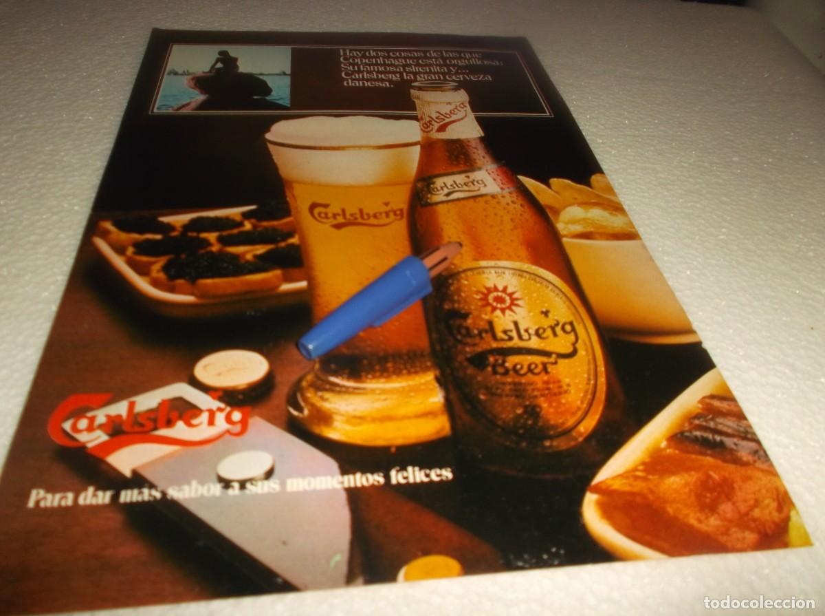 Sammelleidenschaft Andere Papierartikel: RECORTE PIUBLICIDAD A&Ntilde;O 1979.- CERVEZA CARLSBERG BEER - LA GRAN CERVEZA DANESA