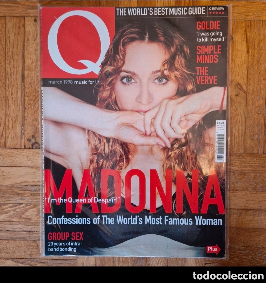 Otros Art&iacute;culos de Coleccionismo en Papel: Revista Q Marzo 1998 con Madonna en portada
